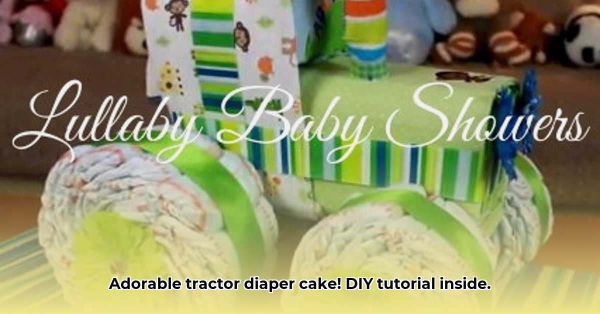 tractor-diaper-cake